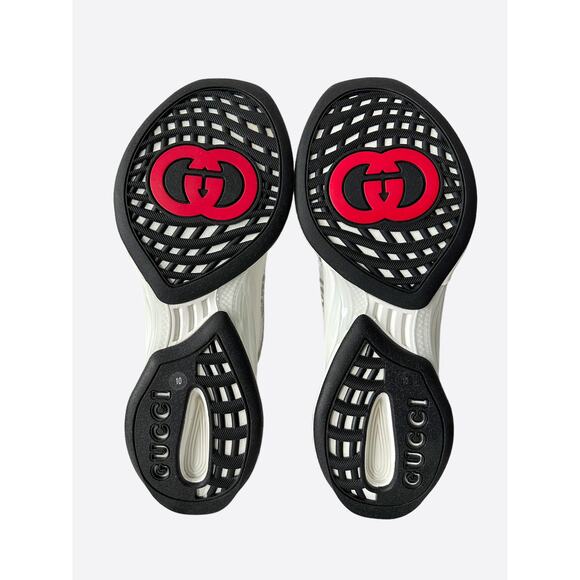 Gucci White GG Logo Run Sneaker - Picture 5 of 7